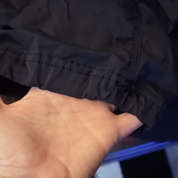 Navy Drawstring Capris - Picture 5 of 6